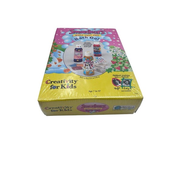 Smackers Make your own Bath Gel Rare Htf Creativity For Kids Vtg 90s Sealed New - Picture 5 of 6